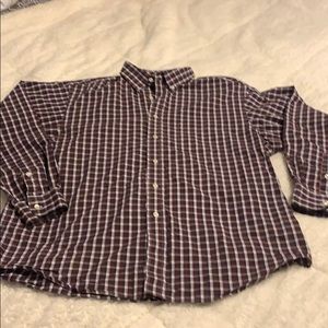 3/$15 NWOT MENS PLAID TRAVELSMART SHIRT XL